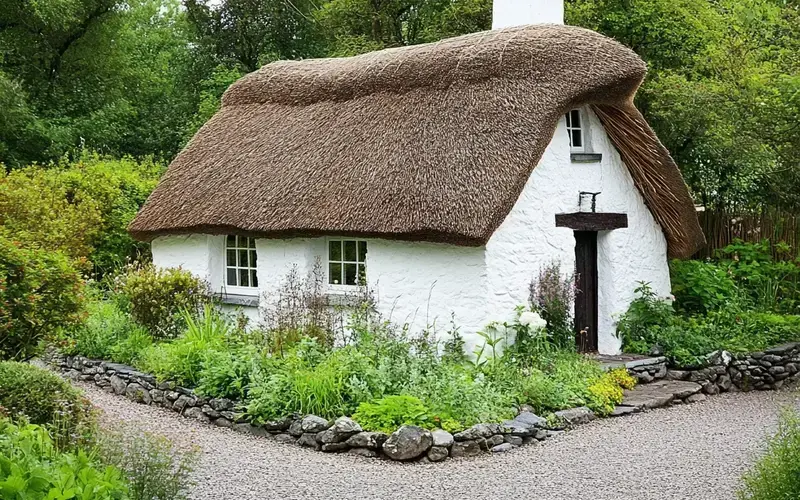 17 Thatched Roof Accents