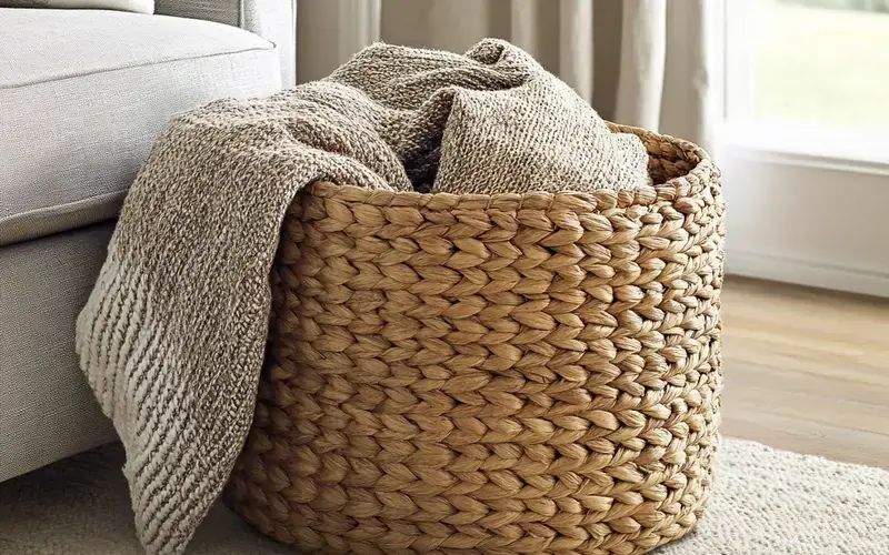 4 Woven Baskets