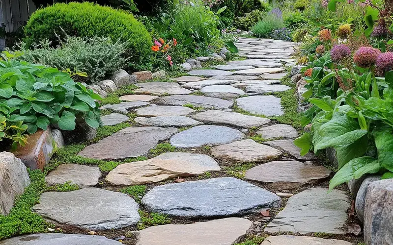 7 Stone Pathway Outdoor
