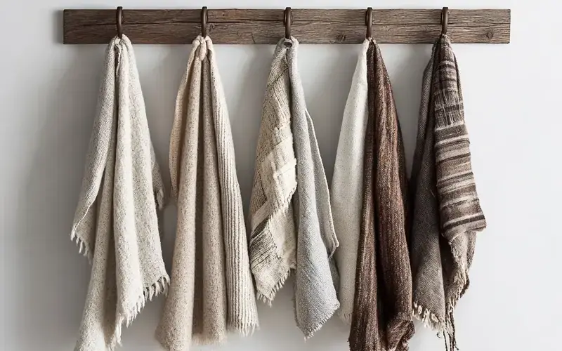 8 Wall Mounted Hooks