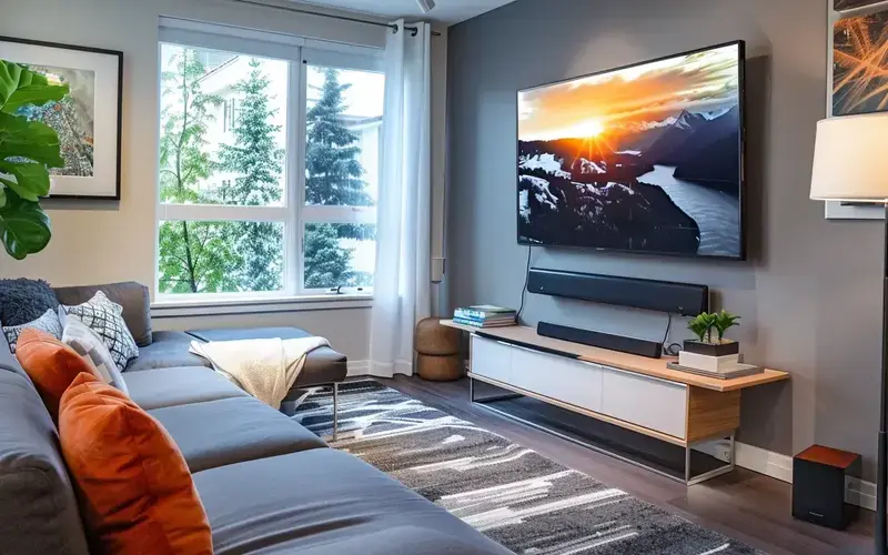 1 Mount the TV
