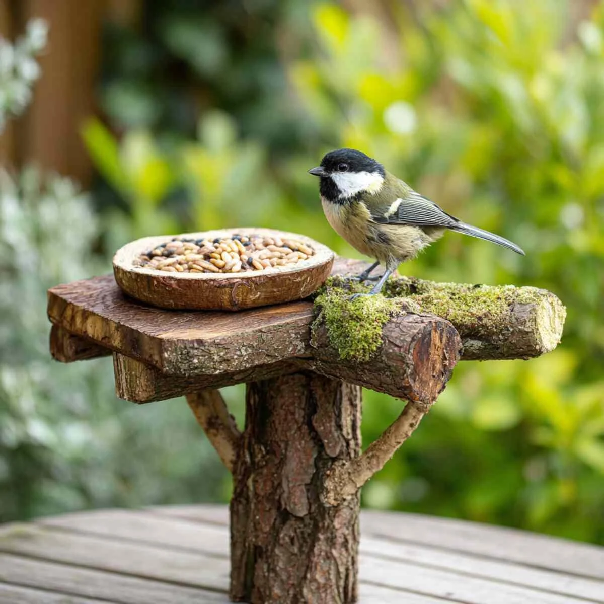 Bird Seed Platform Feeder