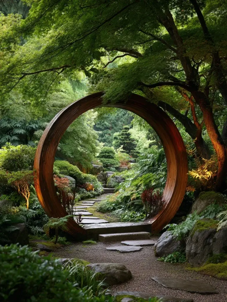 Japanese Garden Ideas: Build a Moon Gate or Viewing Portal