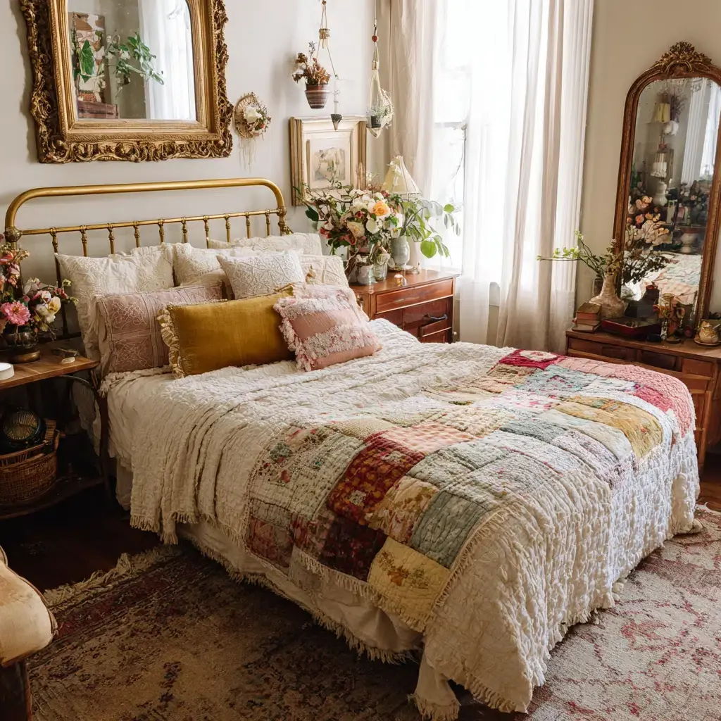 Timeless Vintage Apartment Ideas: Use Vintage-Inspired Bedding and Textiles