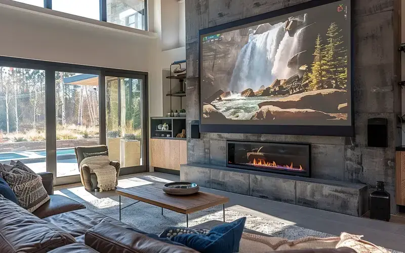 Projector Screen Instead of TV: