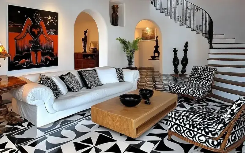 16 Black and White Accents