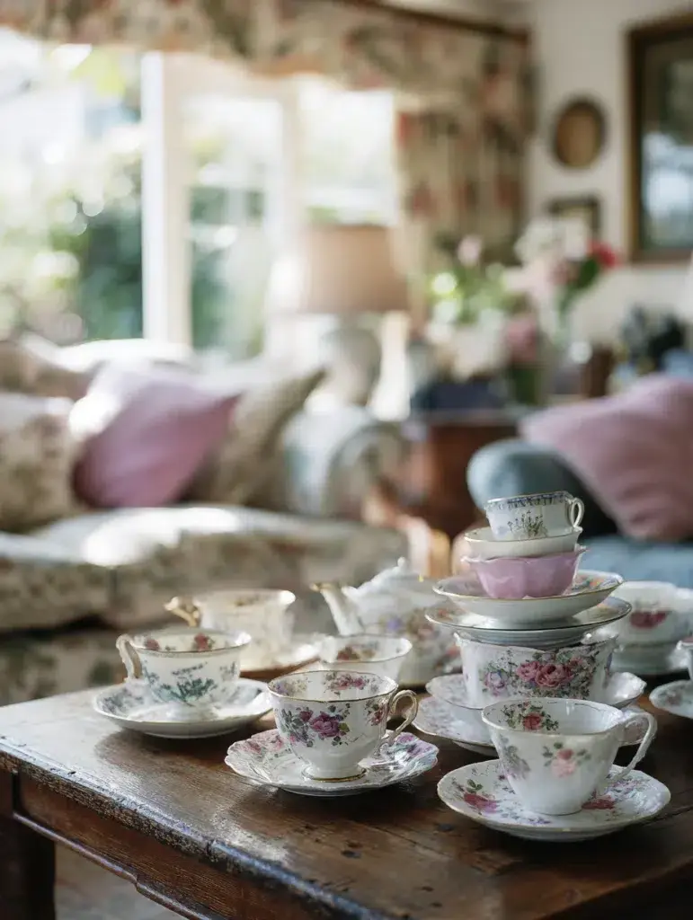 Irish Coffee Table Styling Ideas: Create a Cozy Moment with a Teacup Display