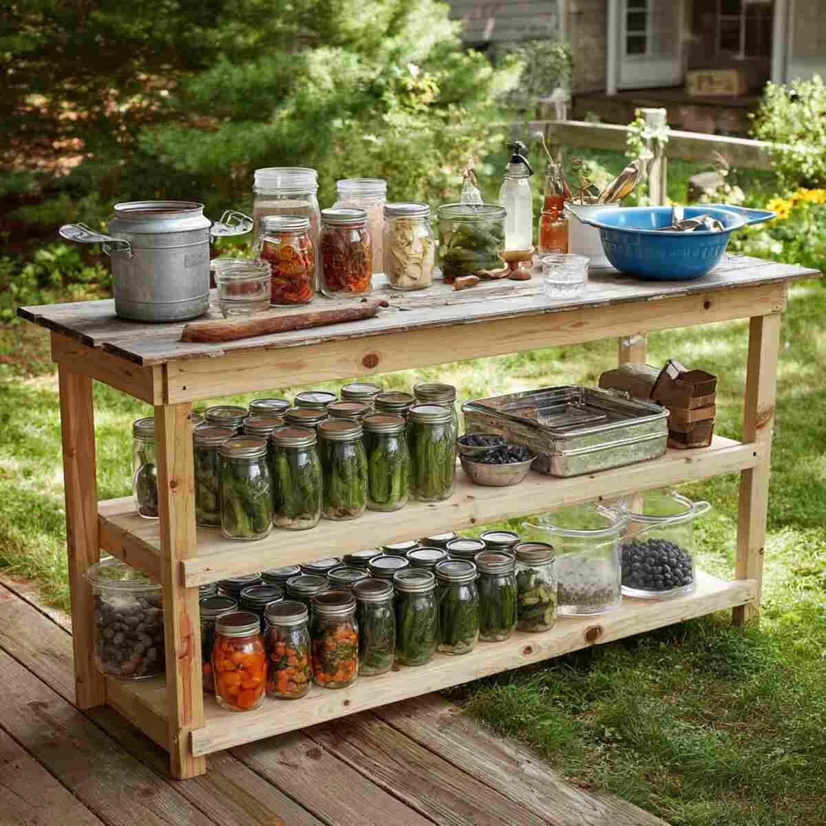 Canning and Preserving Table