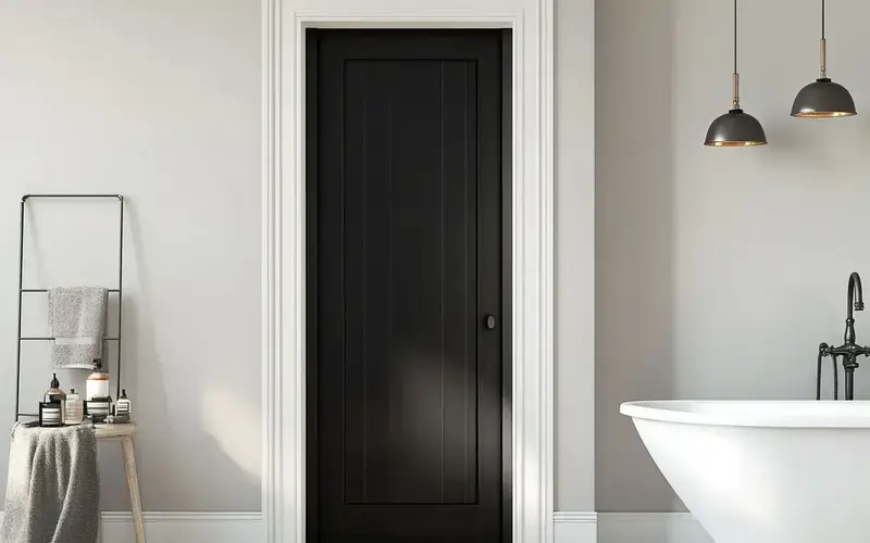 17 Hidden Pocket Door with Flush Handle