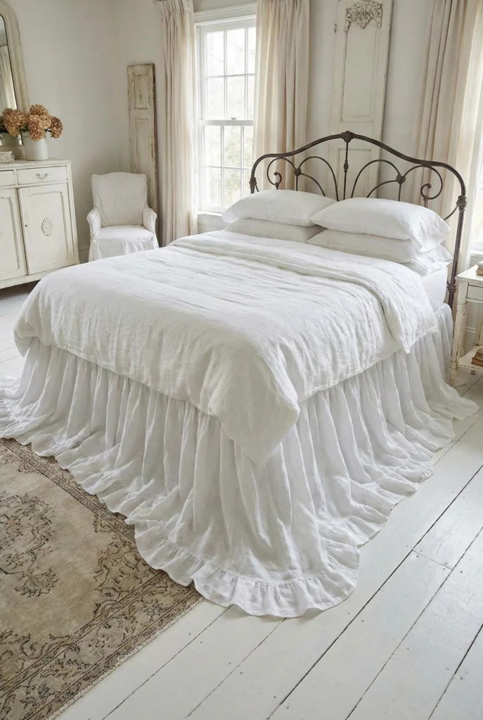 18. Ruffled Bed Skirts
