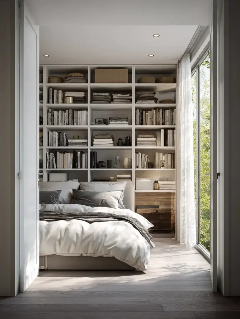 19 Wardrobe with Adjustable Shelving