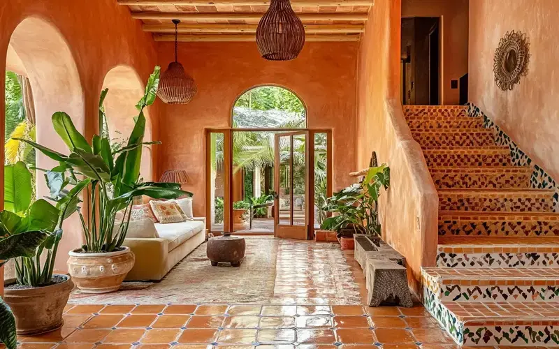 2 Terracotta Tile Accents