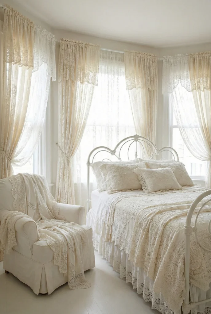 2. Layers of Vintage Lace