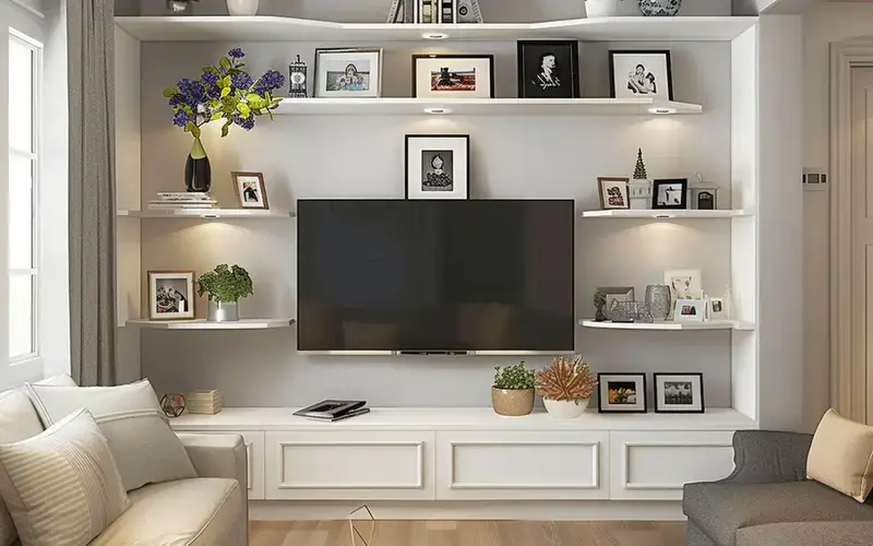 4 Wall Mounted Shelves