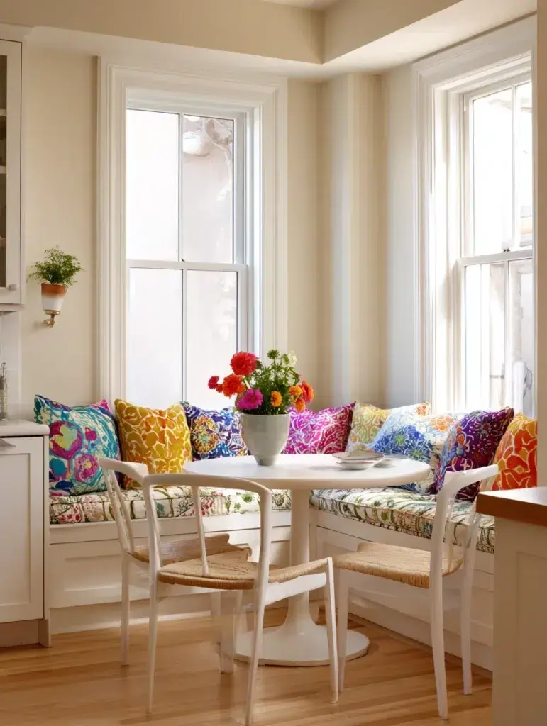 7 Bold Patterned Bench