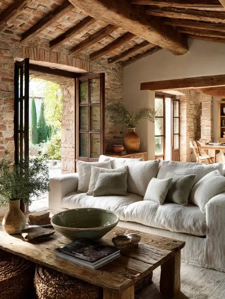 Italian Coffee Table Styling Ideas: Display a Large Ceramic Bowl