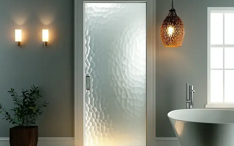 8 Textured Glass for Privacy and Light Play