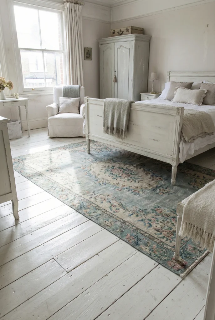 8. Painted Floorboards