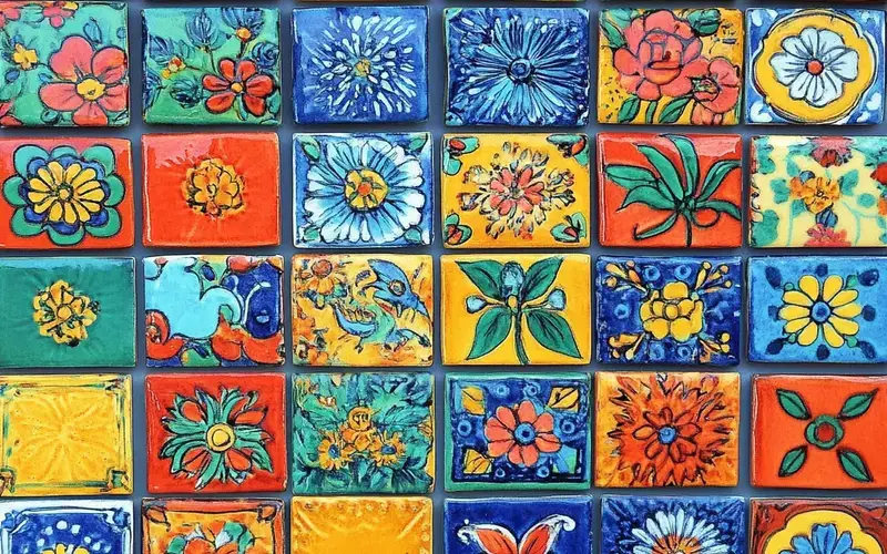 9 Colorful Talavera Tiles