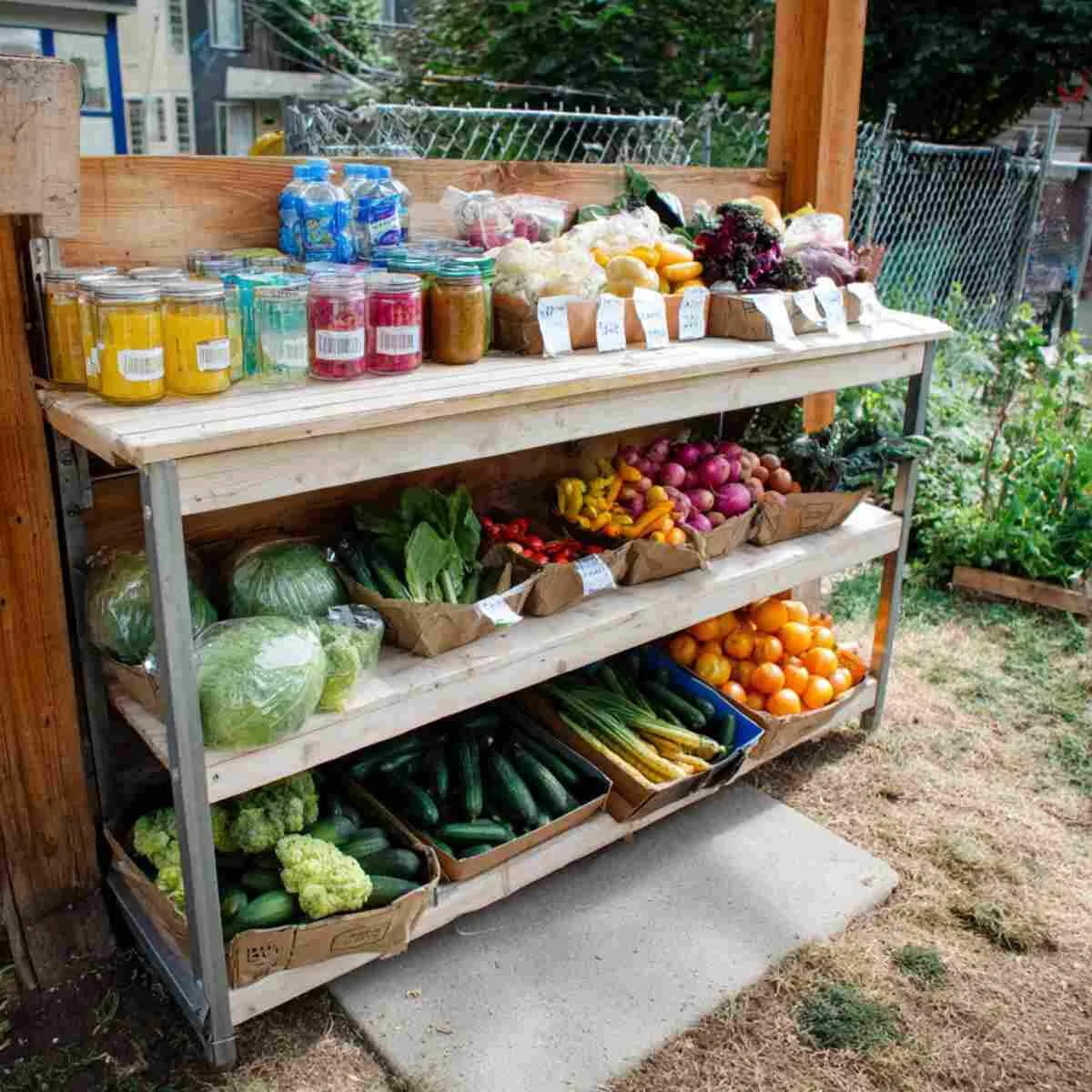 Community Food Exchange Shelf