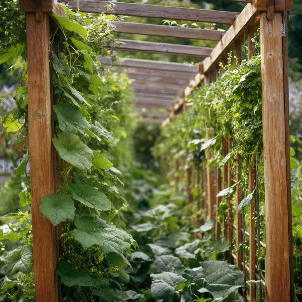 Vertical Vine Trellises