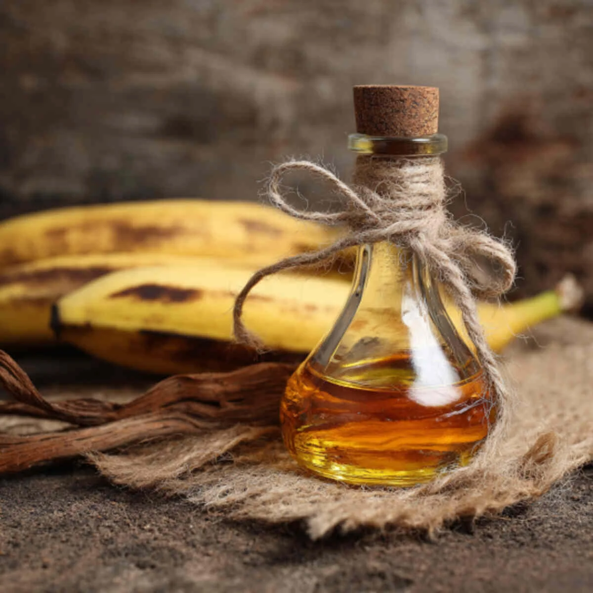 Banana peel vinegar for soil aci