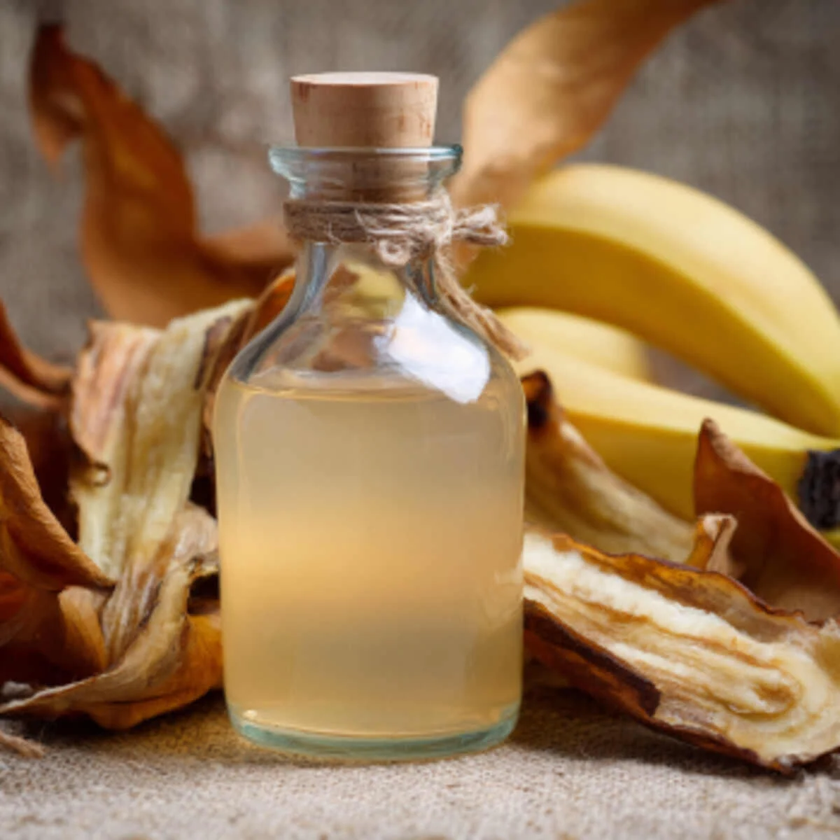Fermented banana peel liquid