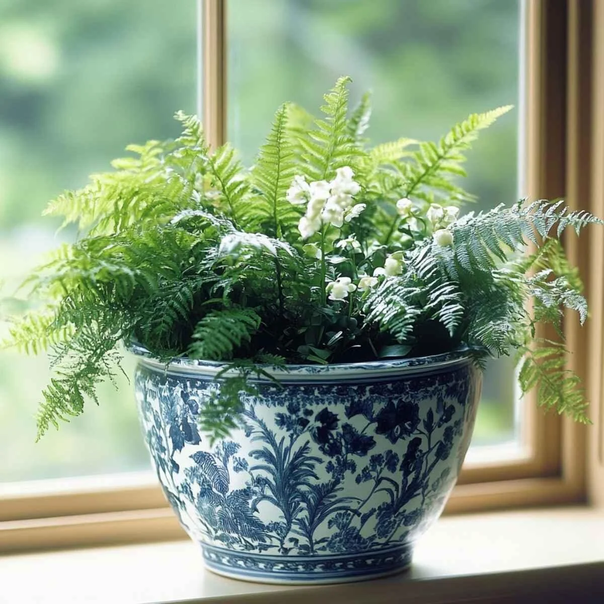 Ferns (such as Japanese Painted Fern)
