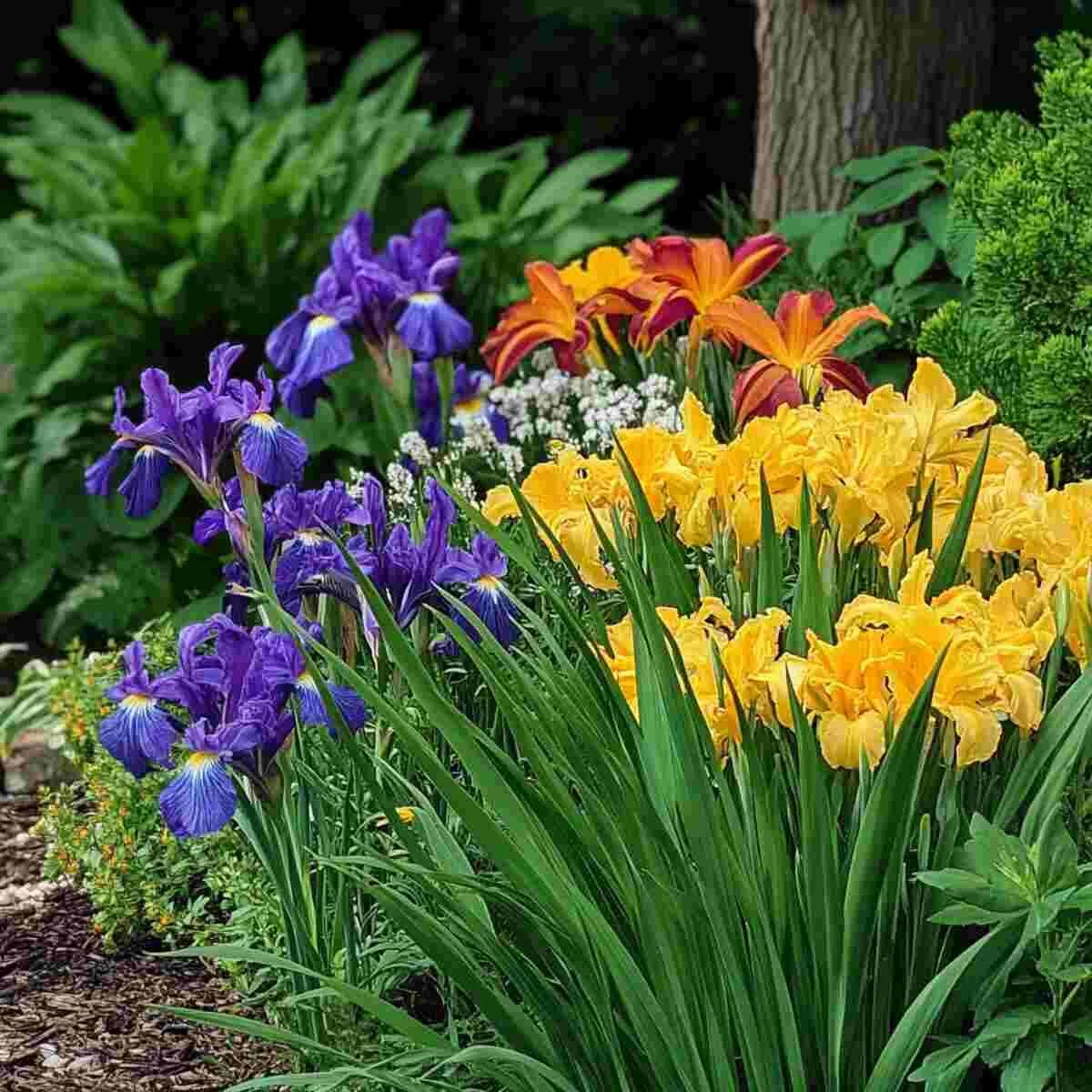 Iris and Daylily Combo
