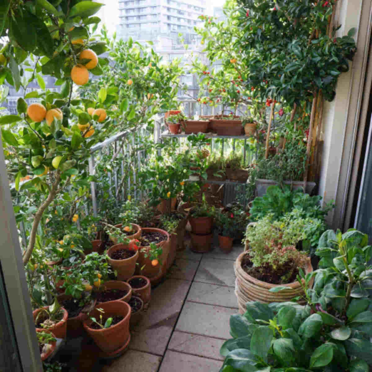 Urban Balcony Food Forest