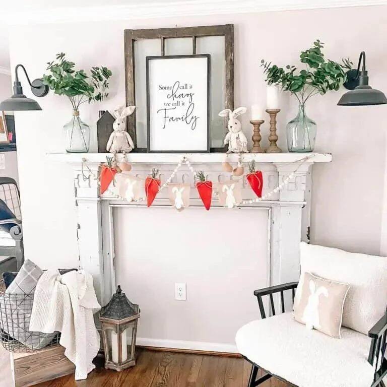 Neutral Easter Mantel
