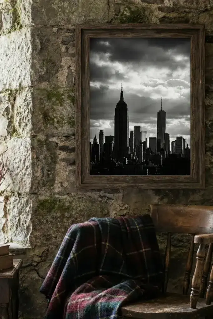 Monochrome NYC Skyline