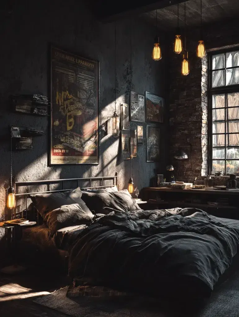 Aesthetic Grunge Room Ideas: Use Edison Bulb Lamps for Ambient Lighting