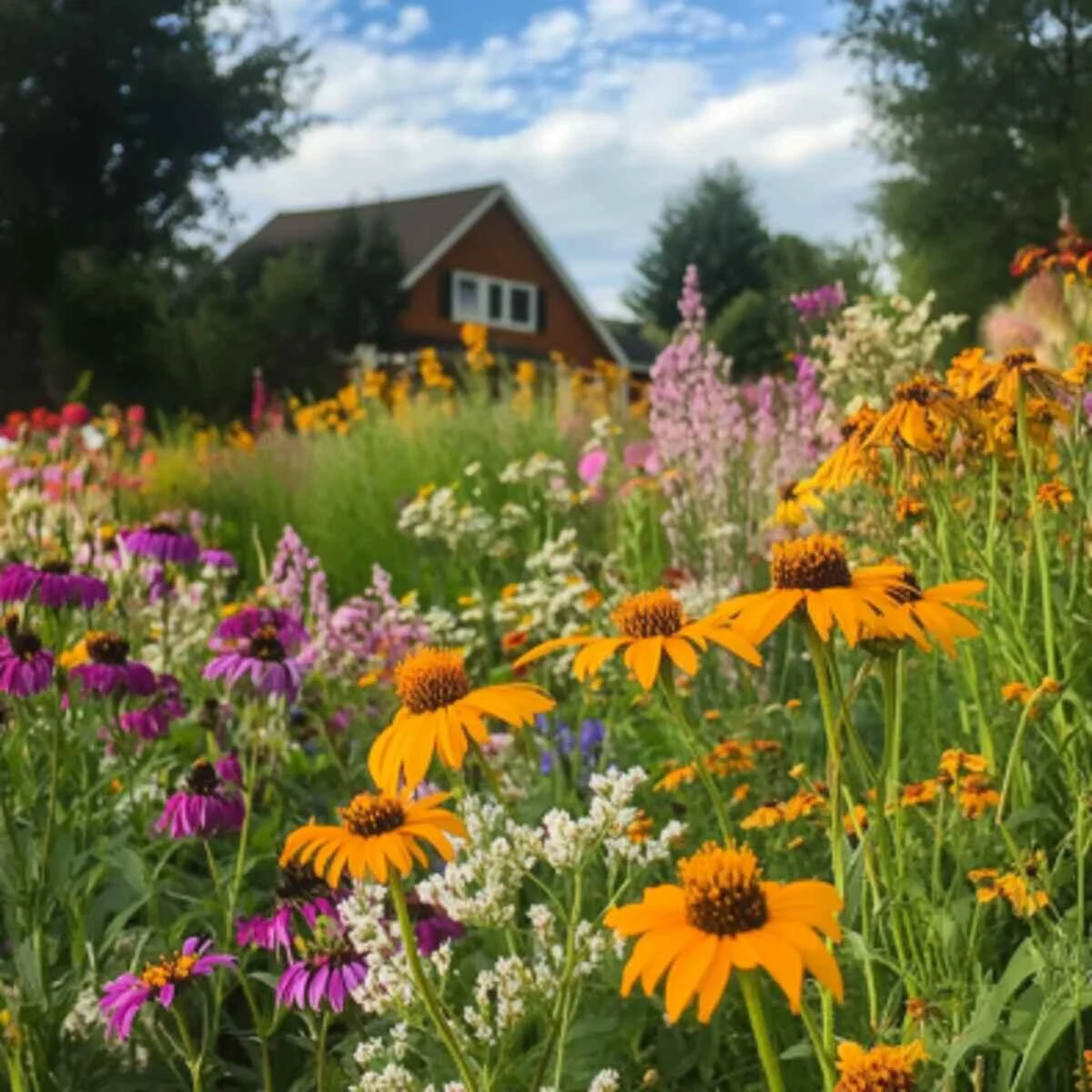 Pollinator-Friendly Wildflower Garden
