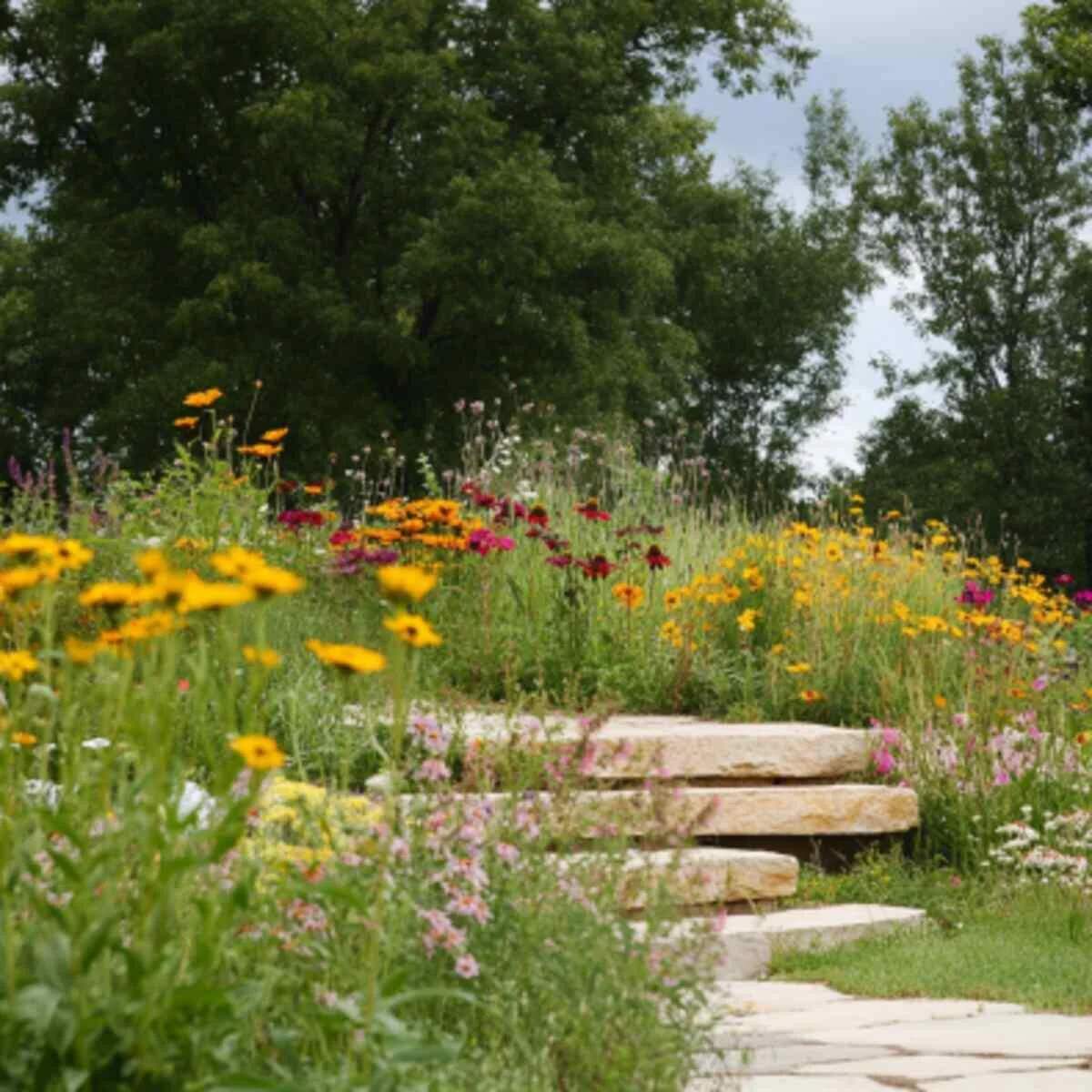 Prairie-Inspired Wildflower Garden