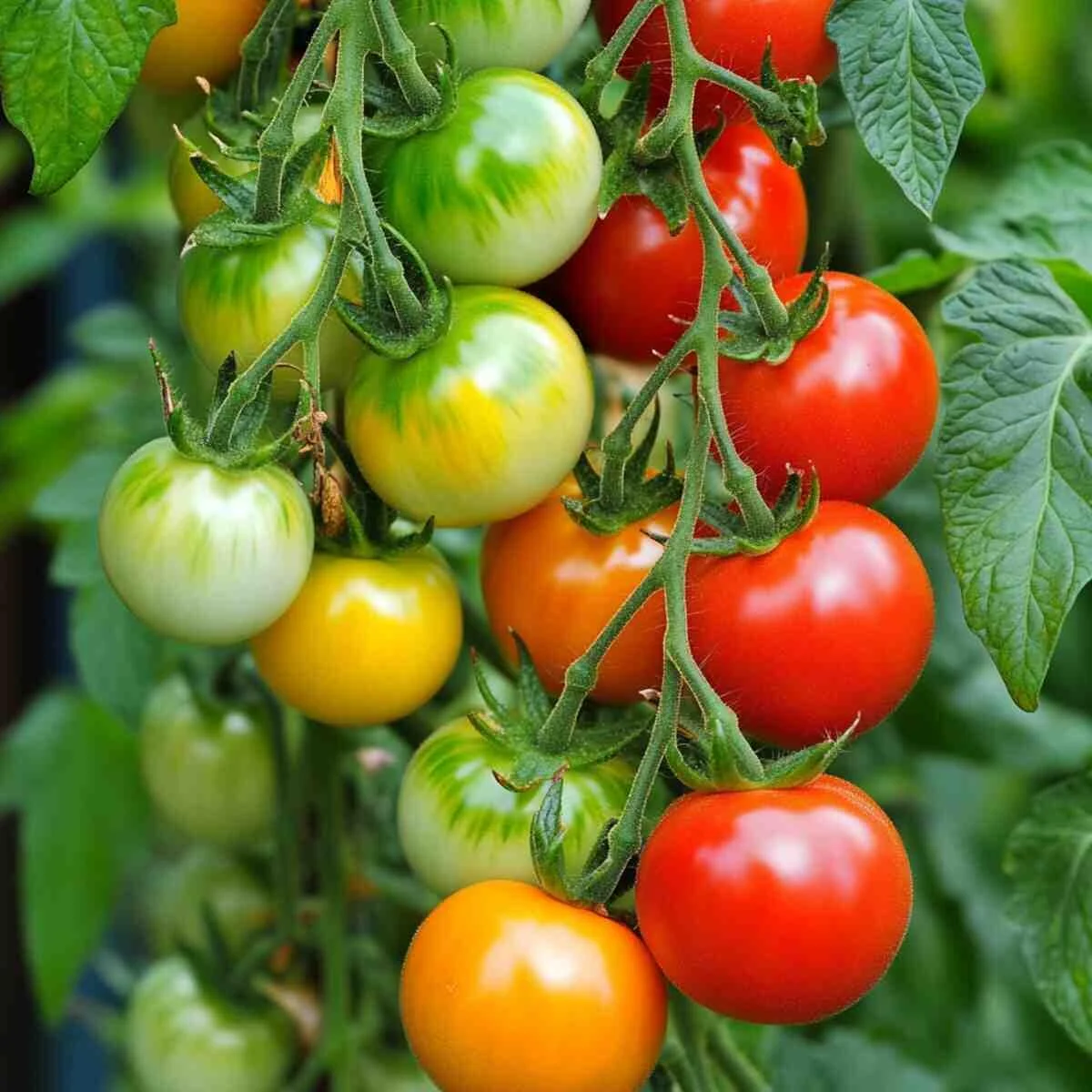 Fourth of July tomatoes ready for harvest