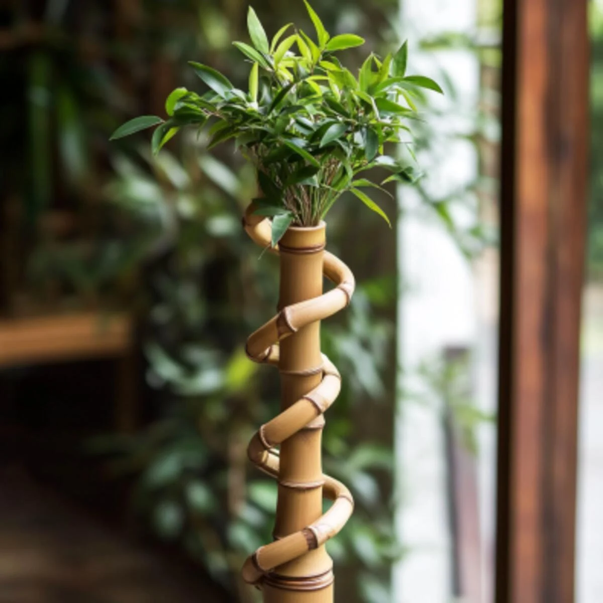 Bamboo Cane Herb Spiral