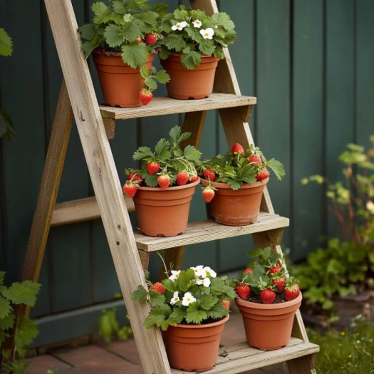 Ladder Shelf Planter