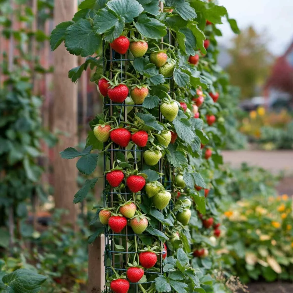 Wire Mesh Strawberry Column