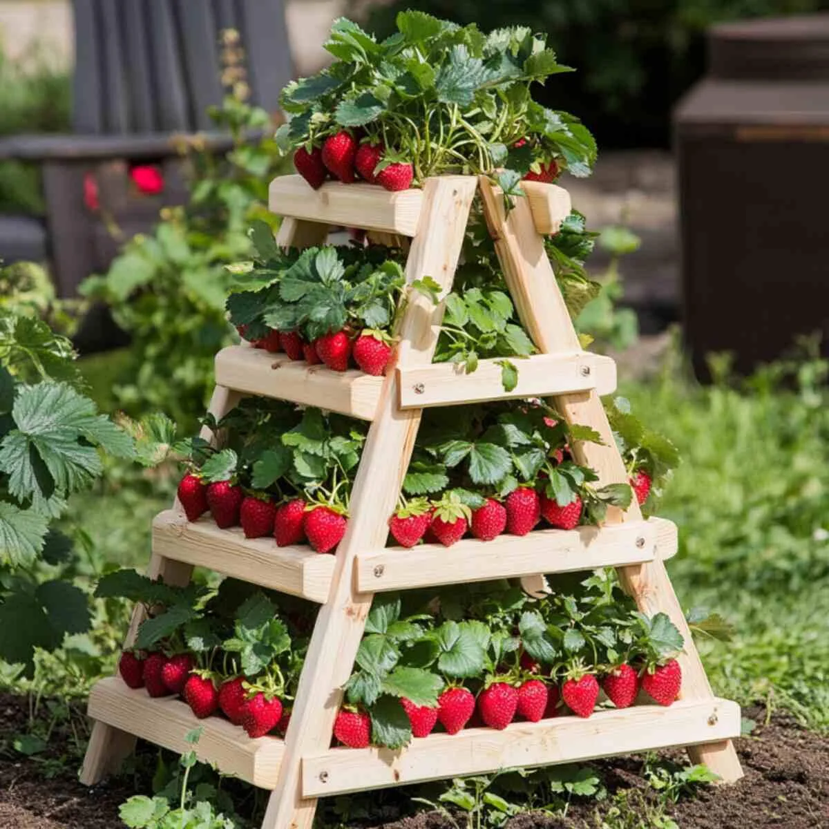 Wooden Pyramid Tower